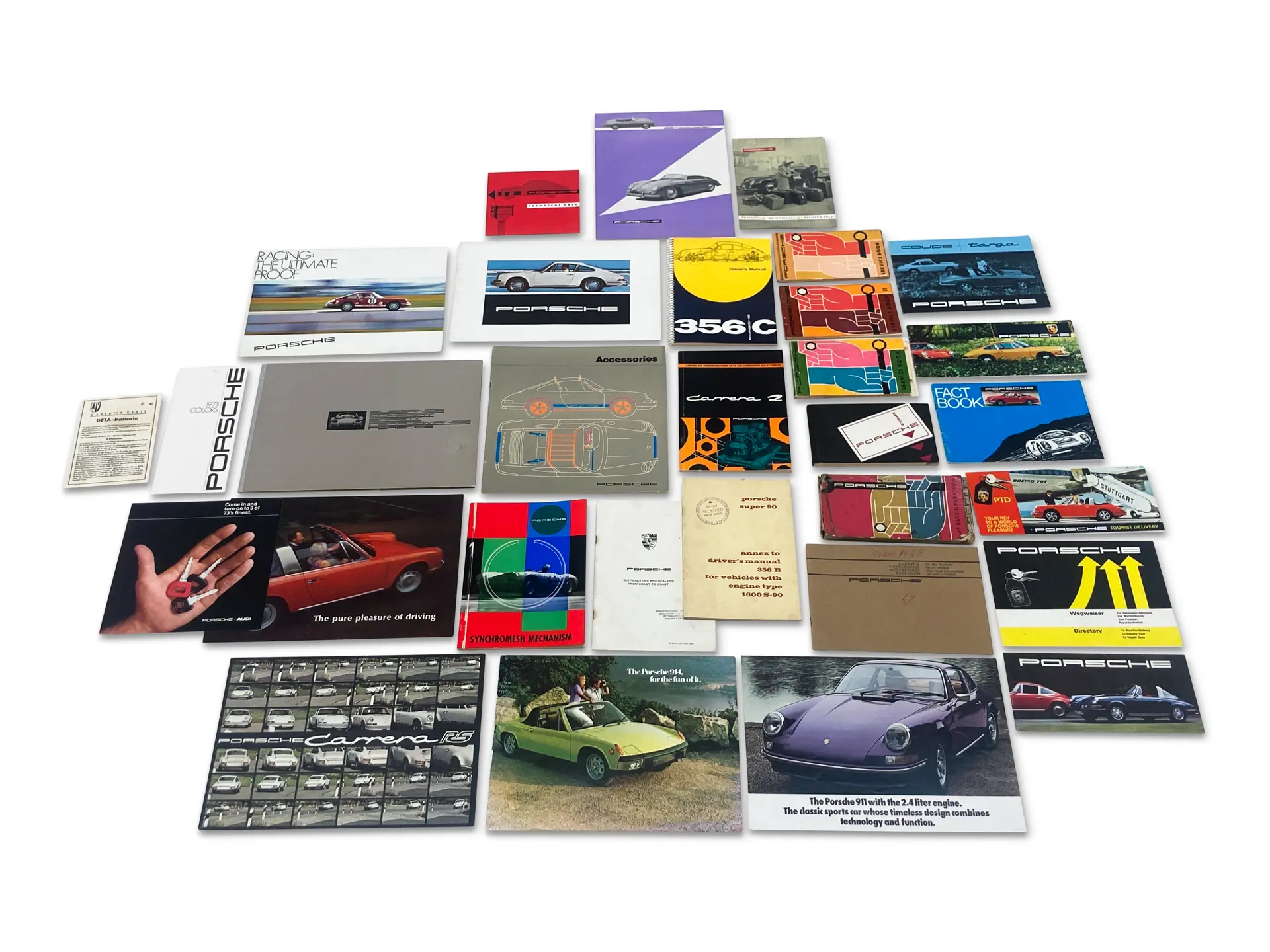 Porsche English/German/Italian Technical Manuals and Literature ...