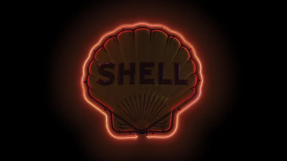 Shell Double-Sided Neon Sign | The Dingman Collection | RM Sotheby's
