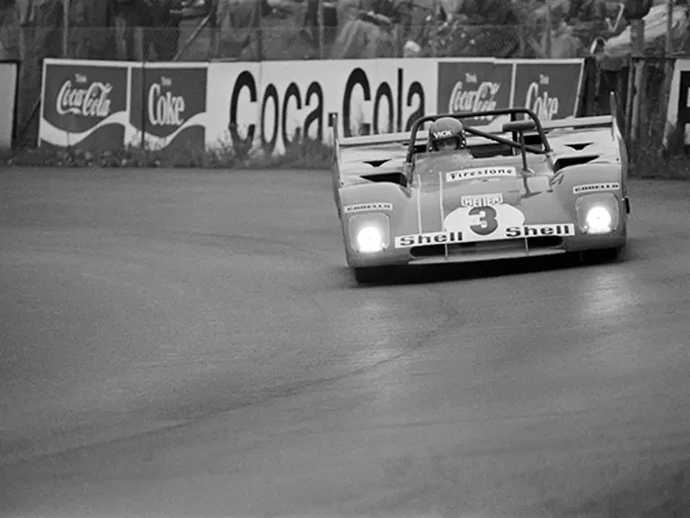 Piloted by Ronnie Peterson, this Ferrari 312 PB secured both pole position and an overall victory during the Nürburgring 1000 Kilometres.