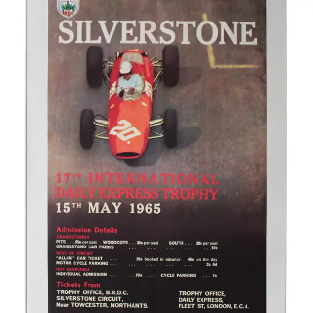 Programme Officiel Du Meeting International Daily Express Trophy - Silverstone, 10 Mai 1952 - Bon état
