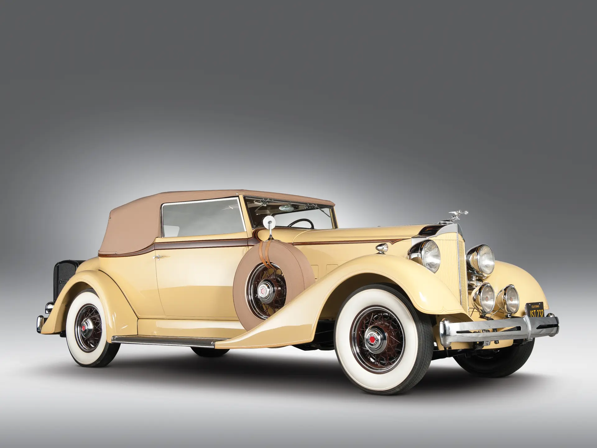 ロメオ 1934 Packard 1101 Eight Convertible Victoria | The Milhous