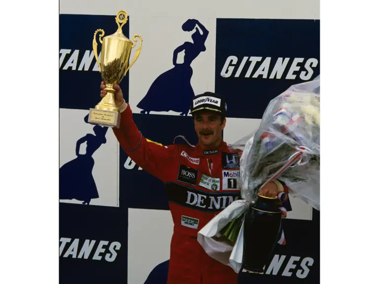 French GP Circuit Paul Ricard France 1986
Podium Nigel Mansell Williams FW11 wins the race, Alan Prost Mclaren MP4/2c is 2nd and Nelson Piquet Williams FW11 3rd
© Formula One Pictures / Picture by John Townsend. Office tele (+36)26 322 826 Hungarian mobile (+36) 70 776 9682. UK Mobile +44 7747 862606 www.f1pictures.com.
Vat Number 221 9053 92
 
