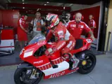 The GP6 as seen during the final round of the 2006 MotoGP season at Valencia.
