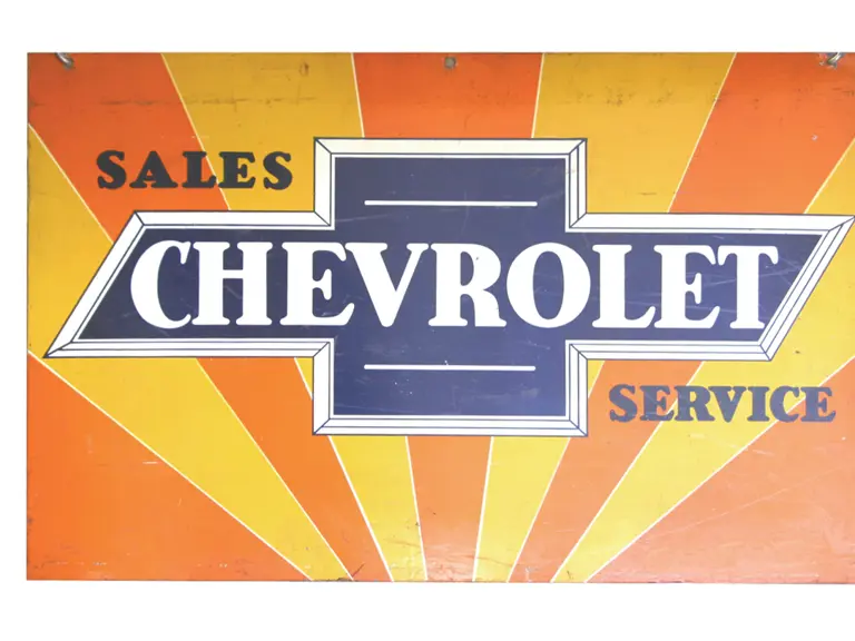 CHEVROLET SIGN | Private Collection of Tom & Marlene Stackhouse | RM ...