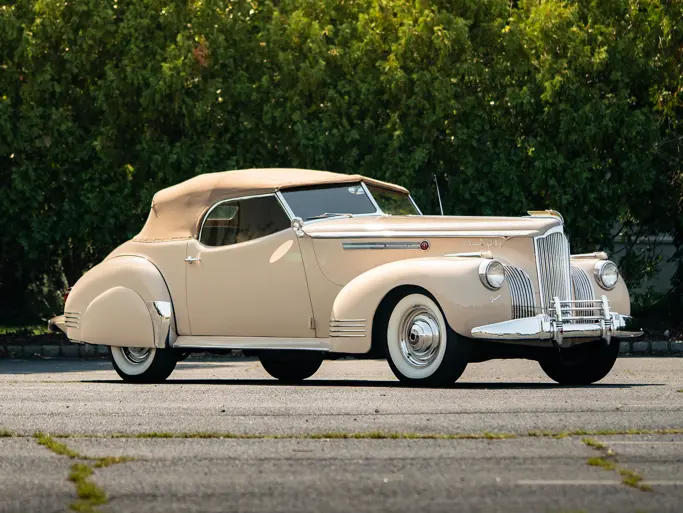 1941 Packard Super Eight One-Eighty Convertible Victoria by Darrin: market value and price history