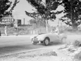 Arnolt Bristol car 58 at 1955 Sebring 12 Hours race, PHOTO BY Ozzie Lyons 1955