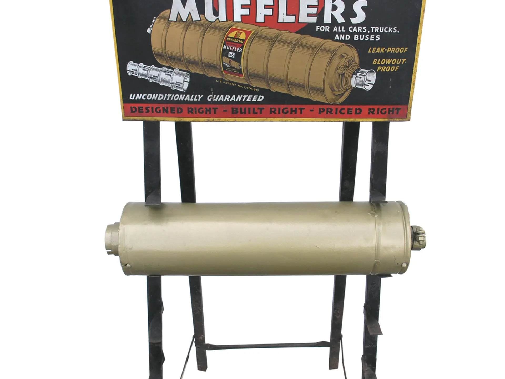 MUFFLER DISPLAY RACK | Private Collection of Tom & Marlene Stackhouse ...