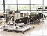 Chassis 069 during production at Bugatti’s facilities in Molsheim, France.