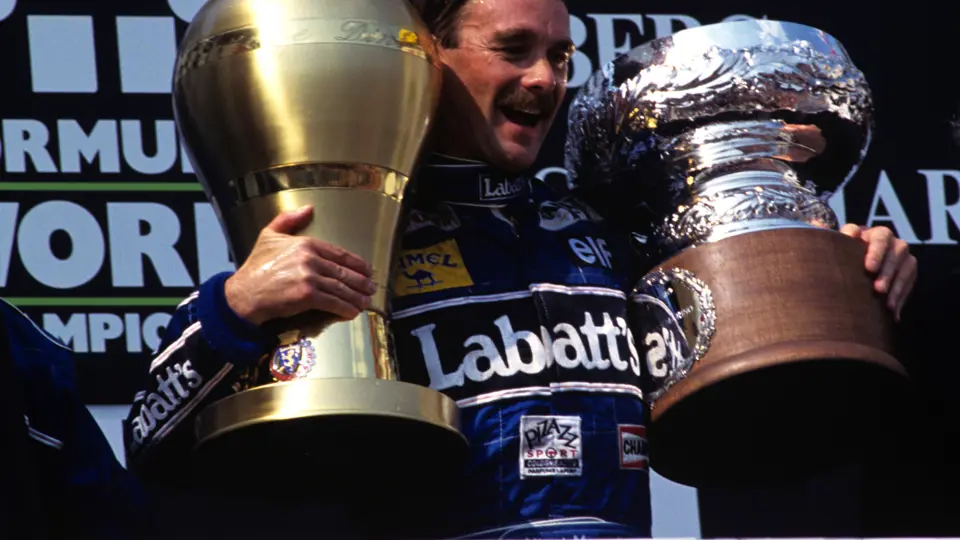 San Marino Grand Prix, Imola, Italy. 1992
Podium Nigel Mansell Williams FW14B wins the race Riccardo Patrese Williams FW14B is 2nd and Ayrton Senna Mclaren-Honda MP4/7A 3rd
© Formula One Pictures / Picture by John Townsend. Office tele (+36)26 322 826 mobile (+36) 70 776 9682. UK Mobile +44 7747 862606 www.f1pictures.com.
Vat Number 221 9053 92
San Marino Grand Prix, Imola, Italy. 1992
Podium Nigel Mansell Williams FW14B wins the race Riccardo Patrese Williams FW14B is 2nd and Ayrton Senna Mclaren-Honda MP4/7A 3rd
© Formula One Pictures / Picture by John Townsend. Office tele (+36)26 322 826 mobile (+36) 70 776 9682. UK Mobile +44 7747 862606 www.f1pictures.com.
Vat Number 221 9053 92
