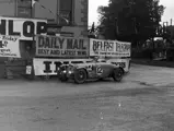 Tommy Clarke piloting the Delahaye at the 1936 RAC Tourist Trophy.