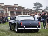 The Ferrari is captured on exhibition at the 2022 Pebble Beach Concours d’Elegance.