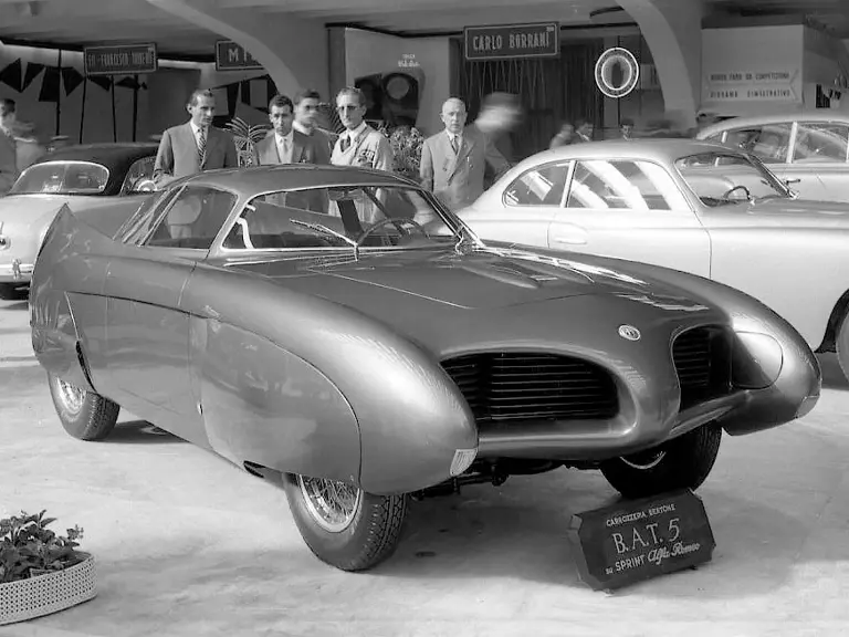 Alfa Romeo B.A.T. 5; Turin Automobile Salon; 1953. - Courtesy of The Klemantaski Collection