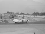 Biehl is captured here at the Sixth Palm Springs Road Race in the 1948 Veritas RS, numbered “171”.
