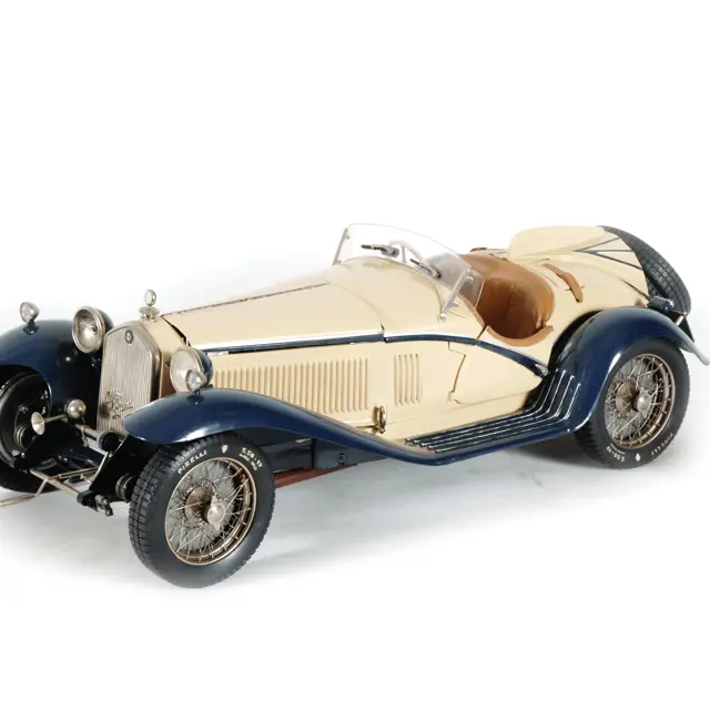 1932 ALFA ROMEO SPIDER TOURING GRAN SPORT MODEL CAR BY POCHER