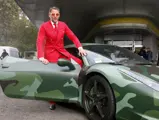 The Ferrari 458 Italia ‘Army’ was delivered new to Lapo Elkann (pictured).