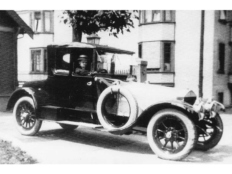 The Silver Ghost, chassis no. 1713, with its current Barker body in the early 1920s.