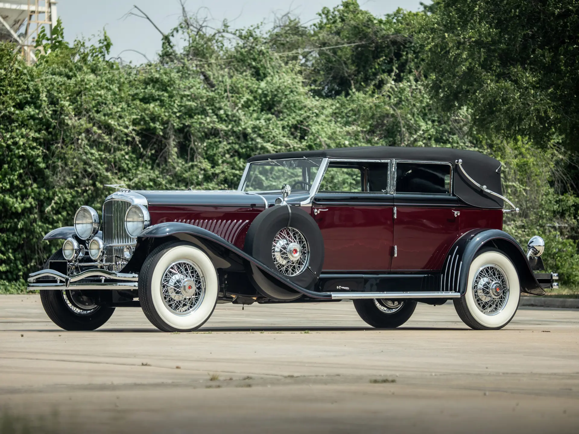 1930 Duesenberg Model J Convertible Berline by LeBaron