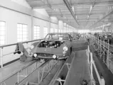 Chassis no. 3949 SA being assembled at Maranello.