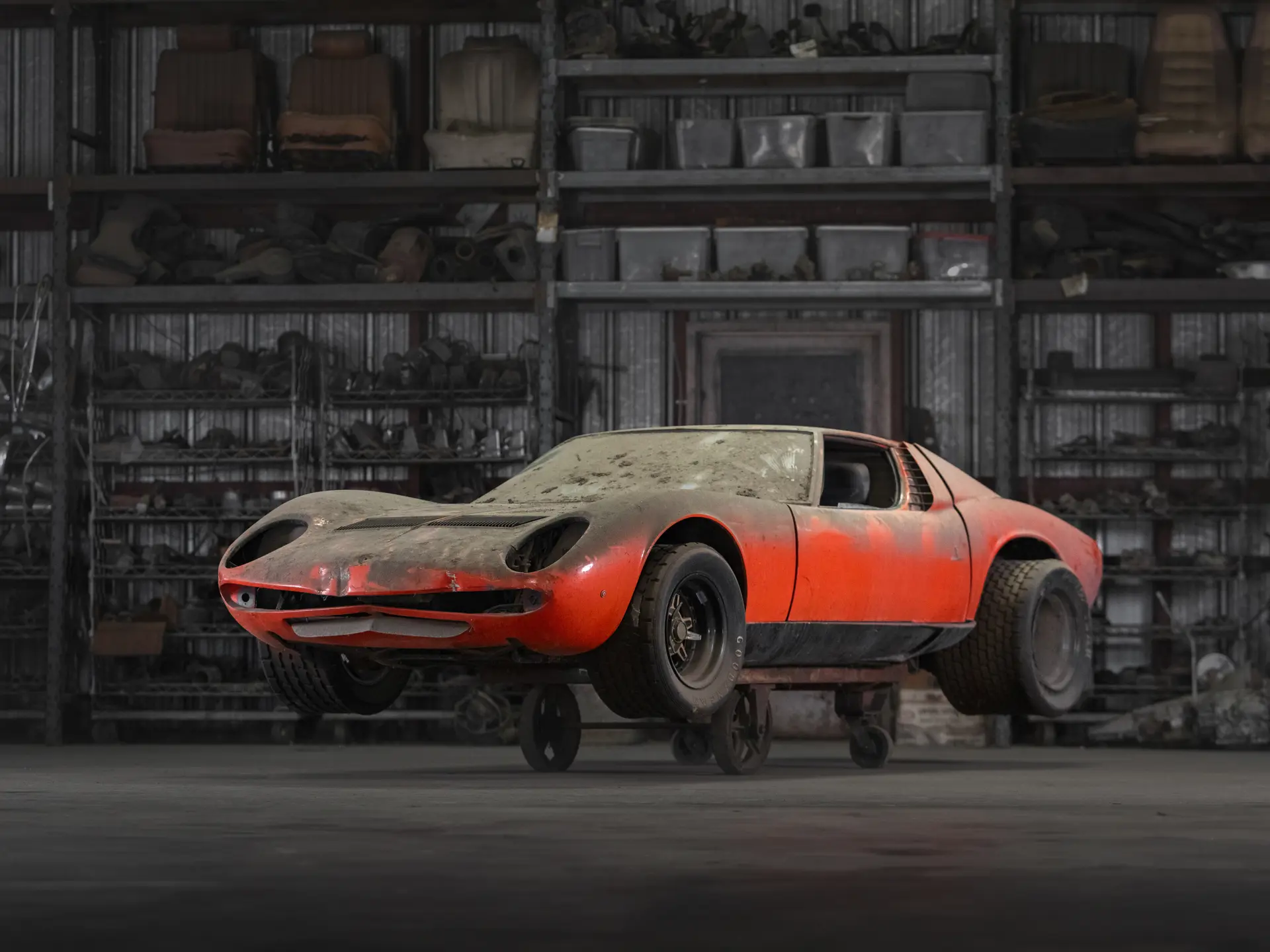 1967 Lamborghini Miura P400 by Bertone | The Junkyard: The Rudi