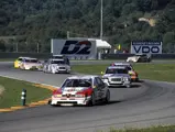 Nicola Larini leads the first round of the 1996 ITC Mugello race.