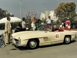 Ron Cushway at the wheel in Corfu.