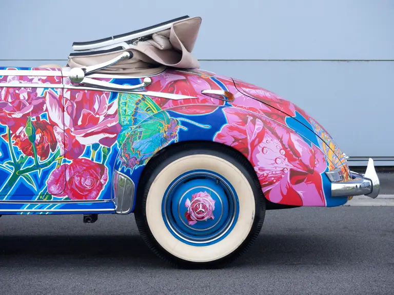1952 Mercedes-Benz 220 Cabriolet painted by Hiro Yamagata