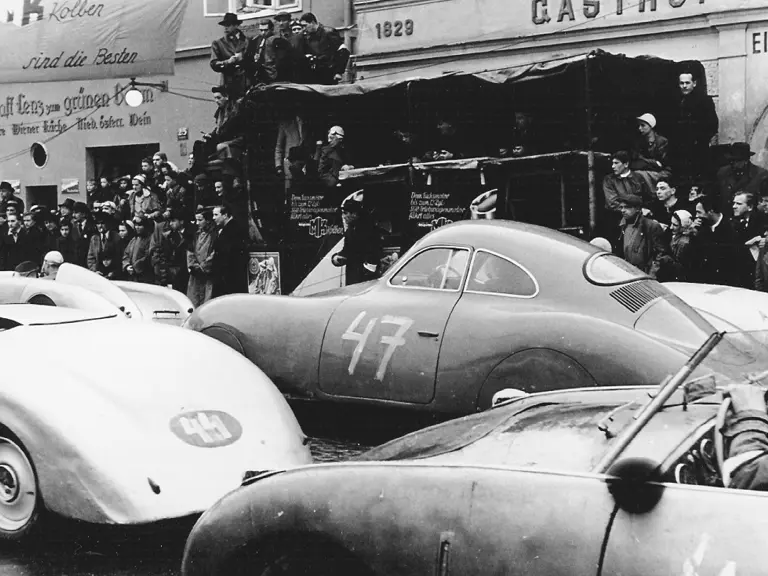 Korneuburg road race, Austria, April 6, 1952.