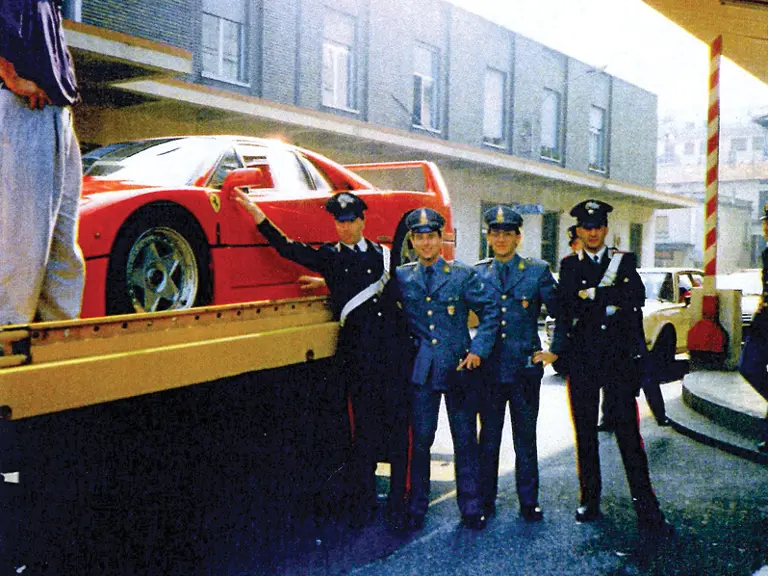 Stefano Casiraghi with chassis 80161 in Monaco.