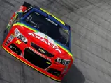 Jeff Gordon, #24, 2014 Chevrolet SS, NASCAR Sprint Cup Series, Irwin Tools Night Race, Bristol Motor Speedway, August 22, 2015.