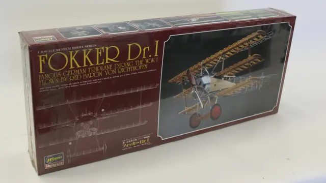 Hasegawa FOKKER Dr.I 1/8スケール ミュージアムモデル aa632e130efe4459a78c170c9a130c