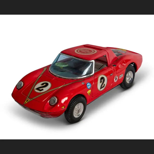 Ferrari 250 LM Battery-Operated Tin Toy by Asahi | Open Roads