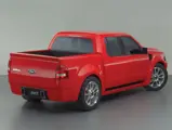 Ford Sport Trac Adrenalin teaser: Adrenalin delivers the first-ever combination of pure performance, multi-functional utility and full four-passenger seating.