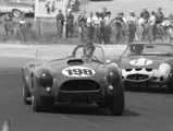 Ken Miles pilots CSX 2129, #198, in the Laguna Seca Championship Road Races, Monterey, California, June 1963.