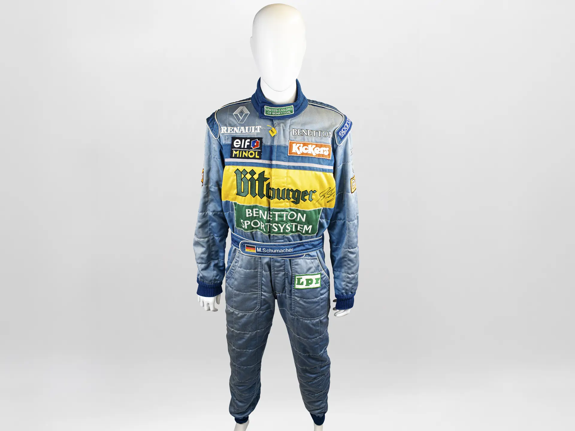 Sparco Benetton Formula 1 Renault Racing Team Jacket Size M