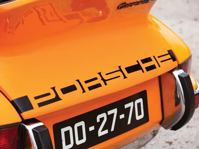1973 Porsche 911 Carrera RS 2.7 Touring offered at RM Sothebys The Sáragga Collection live auction 2019