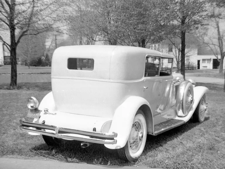 The Duesenberg while owned by Harold Johnson in the early 1960s.