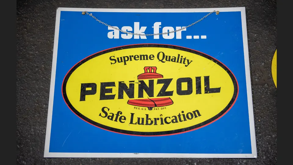 Assorted Pennzoil Signs | Auburn Fall 2021 | RM Sotheby's