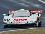 In Castrol colours, chassis XJR10 589 laps the Lime Rock Park circuit in May 1990 for the IMSA GT round with Davy Jones at the wheel.