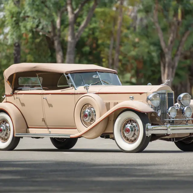 1932 Packard 906 Individual Custom Twin Six Sport Phaeton in the