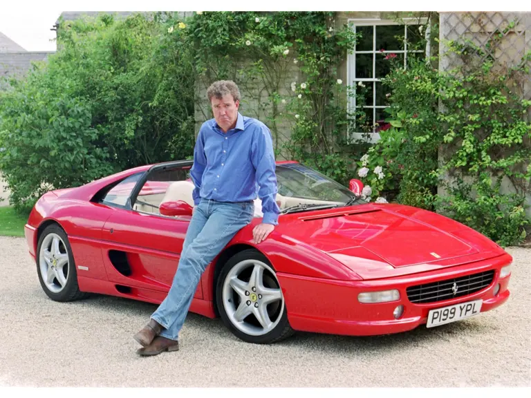Jeremy Clarkson was the Ferrari’s first owner and it featured prominently in his magazine and newspaper writing work.