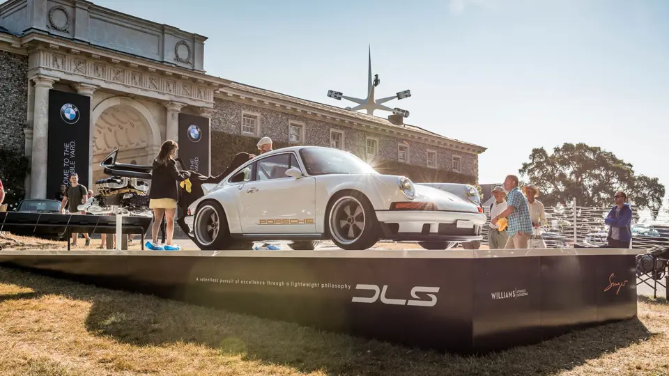 DLS EP1 upon the model's unveiling at hte 2018 Goodwood Festival of Speed. DLS EP1 upon the model's unveiling at hte 2018 Goodwood Festival of Speed.