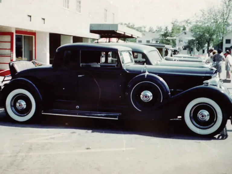 The Packard as owned by Art Isles of Indianapolis, at a CCCA event in 1963.