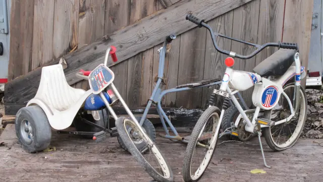 Vintage Evel Knievel Trike and Childs Bike plus Minibike | The Lee