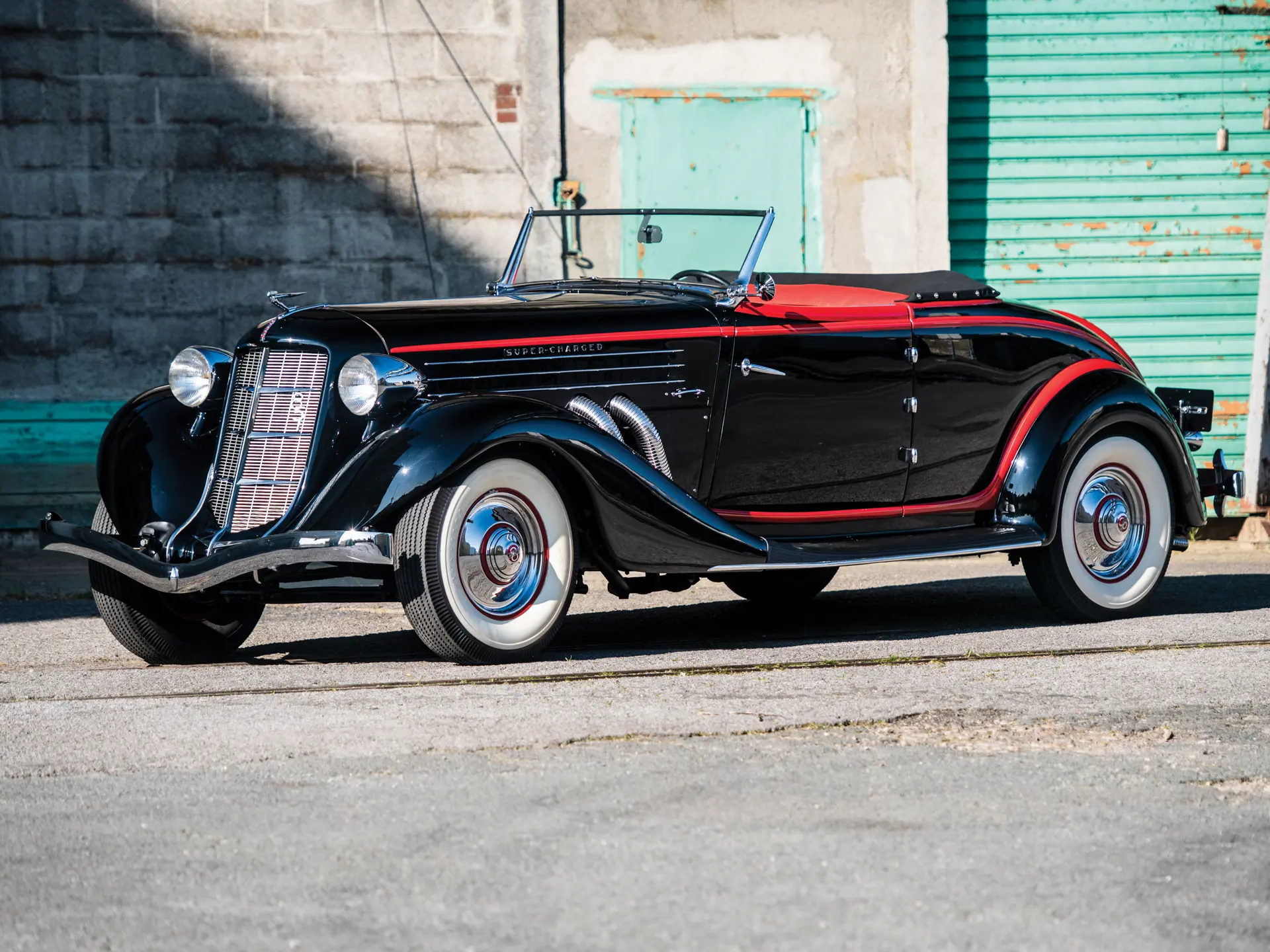 Miniature Mercury D-528 USA 1955 Rouge/noir – Autocult 1/43 (prévente)