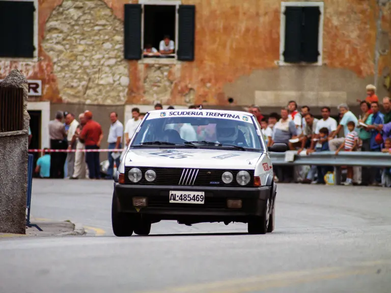 At the 1990 Trento Bondone rally.
