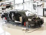 Chassis 069 during production at Bugatti’s facilities in Molsheim, France.