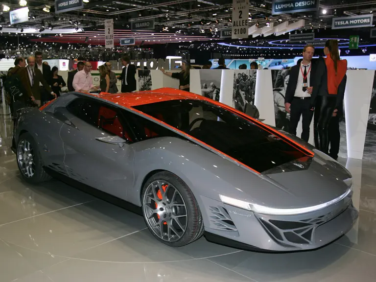 The Bertone Nuccio upon its unveiling at the 2012 Geneva Motor Show.