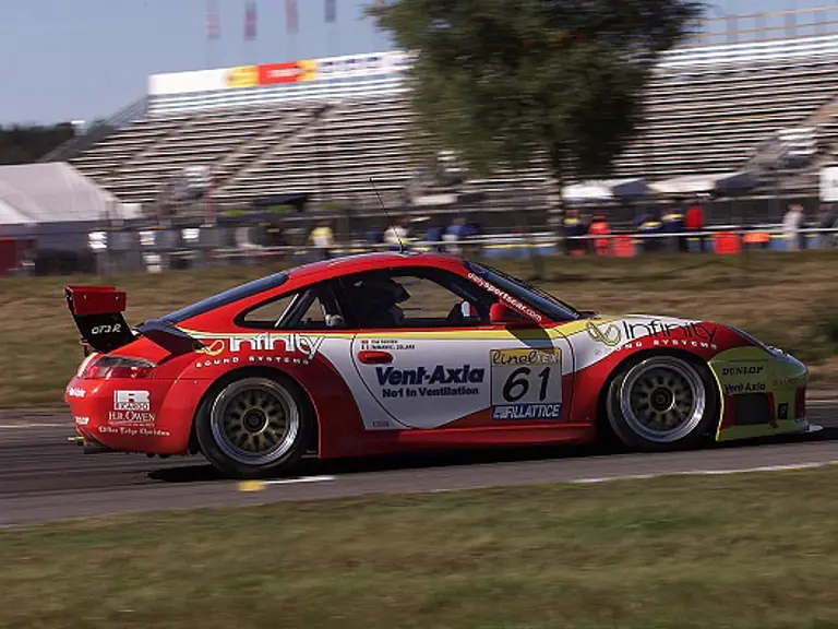 Tim Sugden and Emmanuel Collard combined to snare a second FIA GT class win of the season at Anderstorp in 2003.