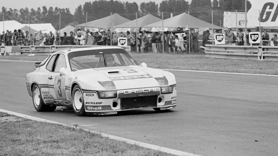 Chassis no. 924003 driven by Derek Bell and Al Holbert at the 1980 24 Hours of Le Mans.