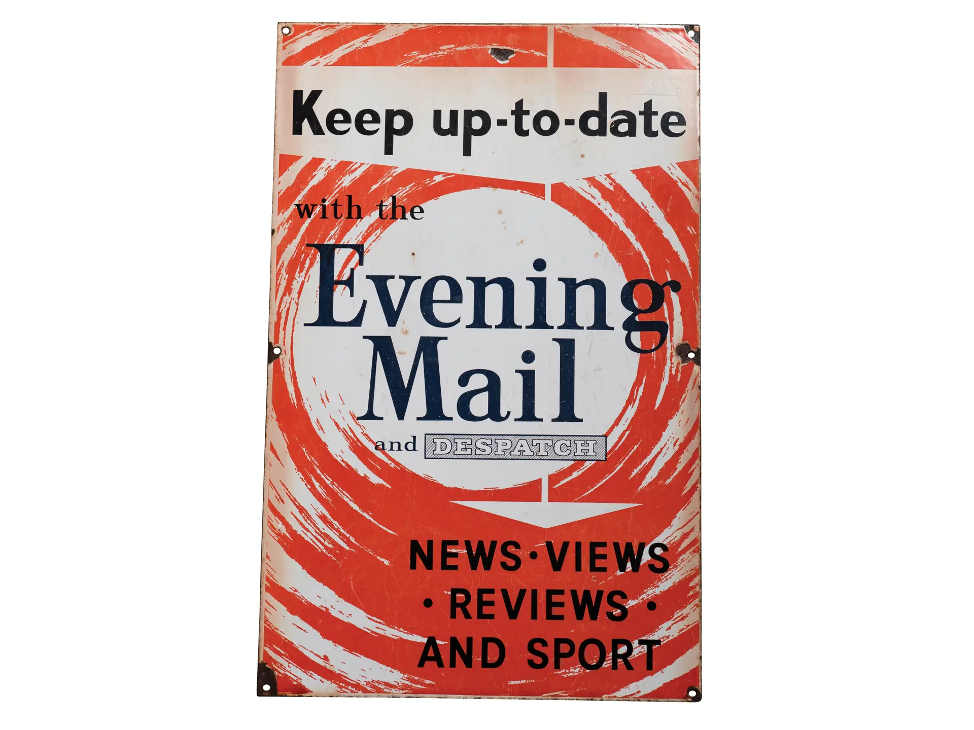 Evening Mail and Despatch Porcelain Sign | The Dingman Collection | RM ...
